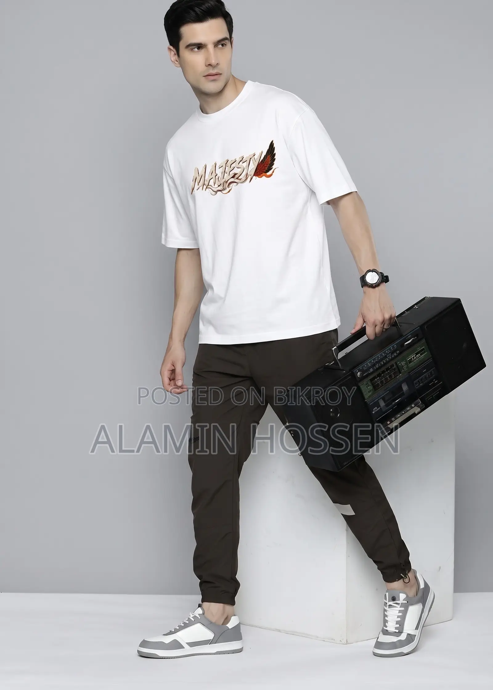 Luxury + Powerful + Artistic Drop Shoulder