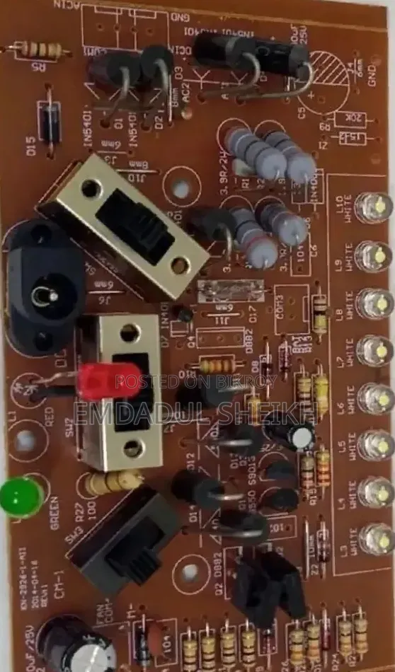 KN-2926 Rechargeable Fan Circuit Board