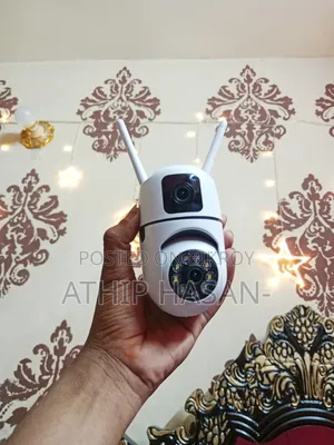 V380 Dual Lens Smart WiFi IP Camera | 2-Antenna Strong Network
