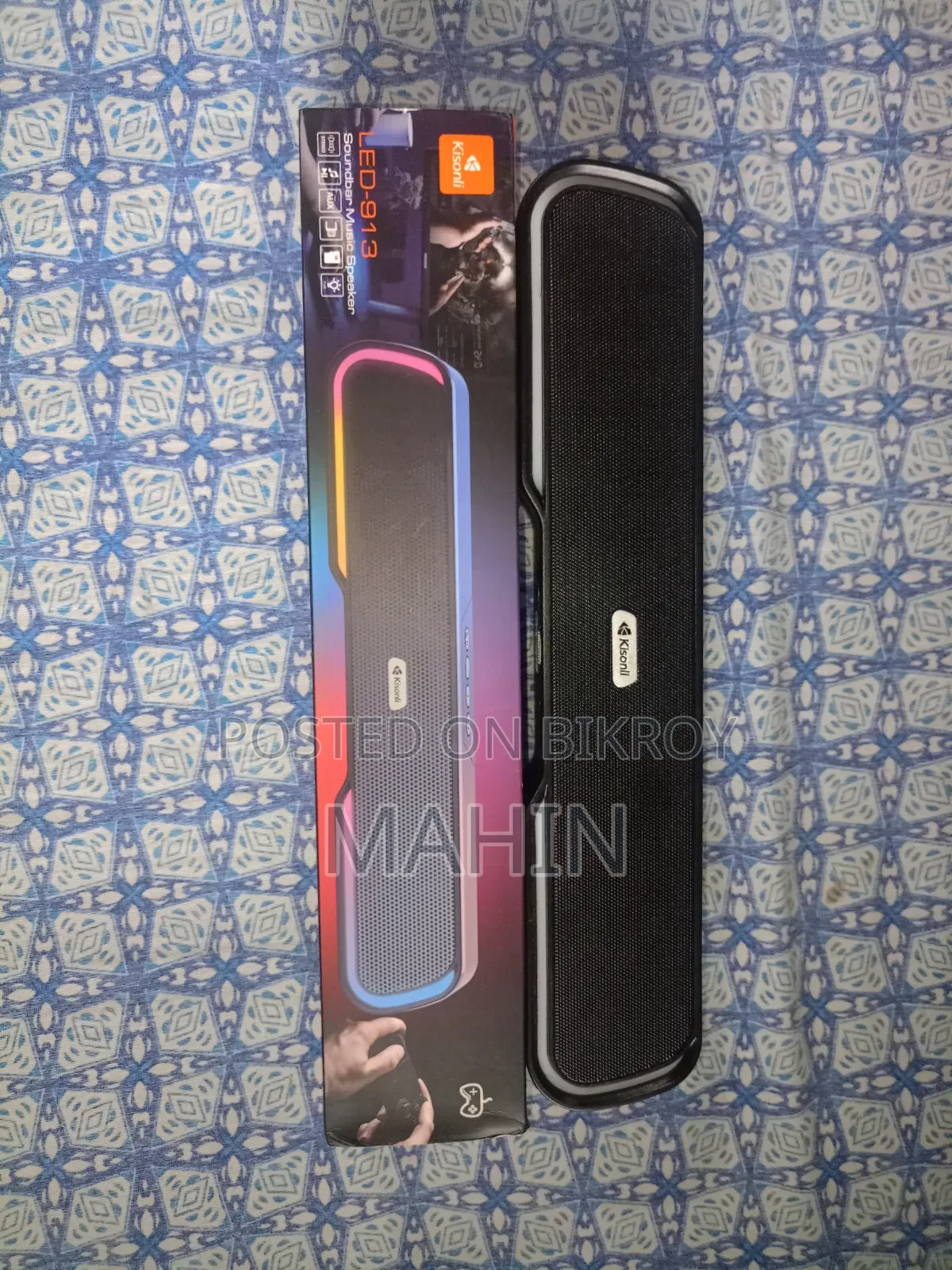 New Kisonli LED - 913 Sound Speaker (Only - 4 Days Use) (Full Ok)