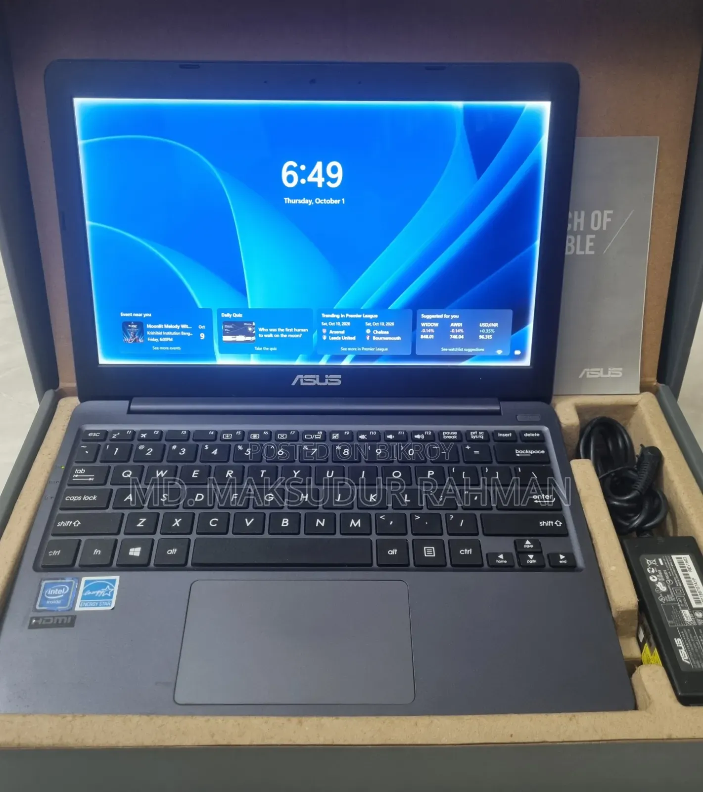 Laptop Asus E203MA 4GB Intel Celeron SSD 128GB