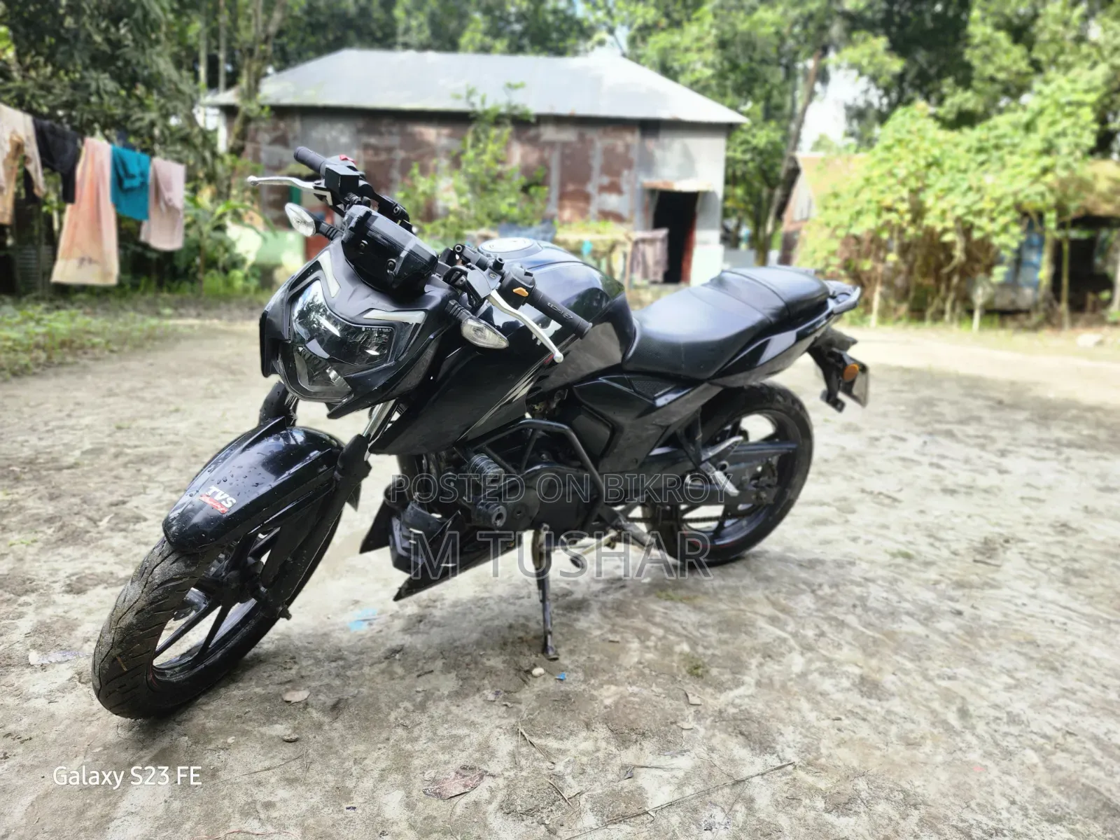 TVS Apache RTR 160 4V Fi 2023 Black