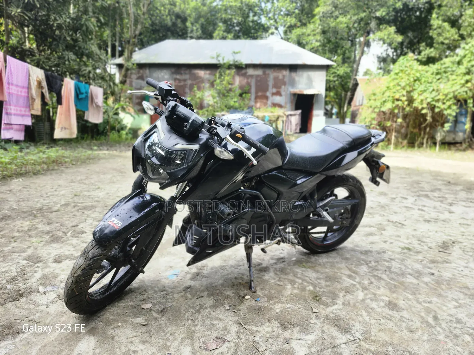 TVS Apache RTR 160 4V Fi 2023 Black
