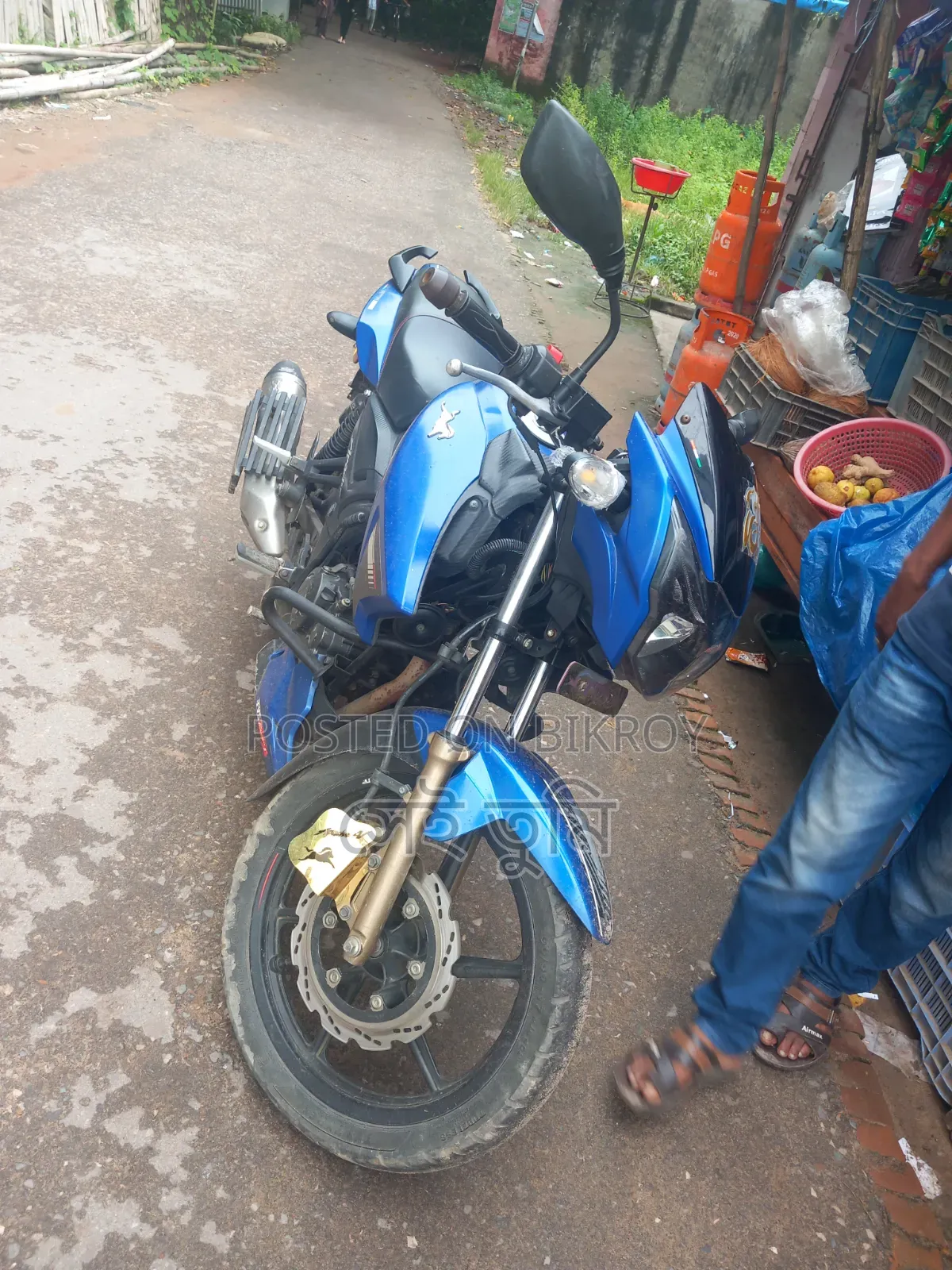TVS Apache RTR 160 2V 2021 Blue