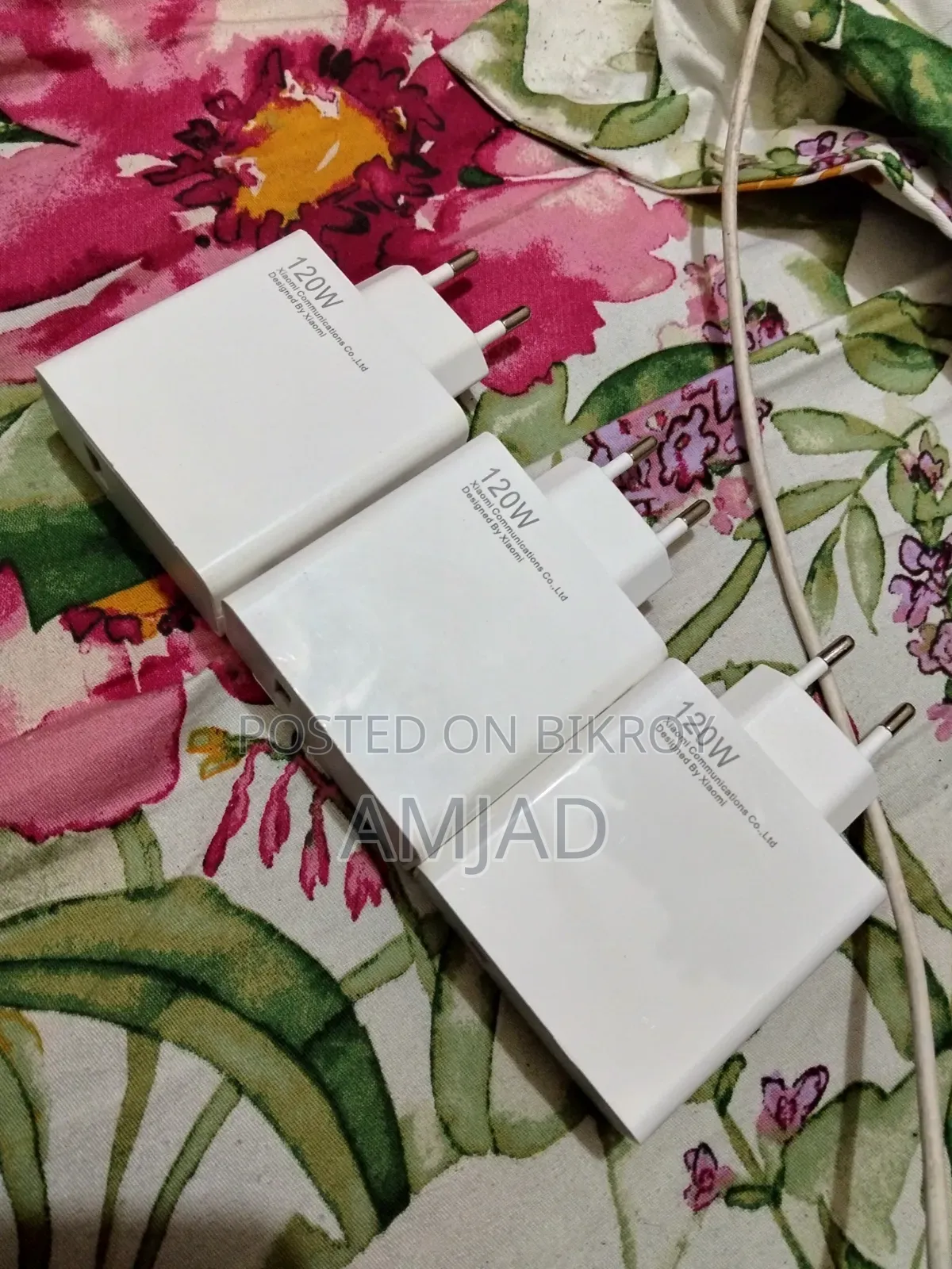 শাওমি অরিজিনাল সুপার ফাস্ট টার্বো চার্জার এডাপ্টার ১২০ ওয়াট