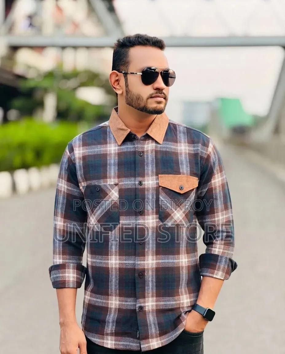 Premium Cotton Double Pocket Full Sleeve Shirt