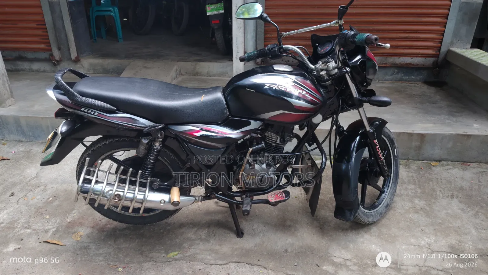 Bajaj Discover 100 2016 Black