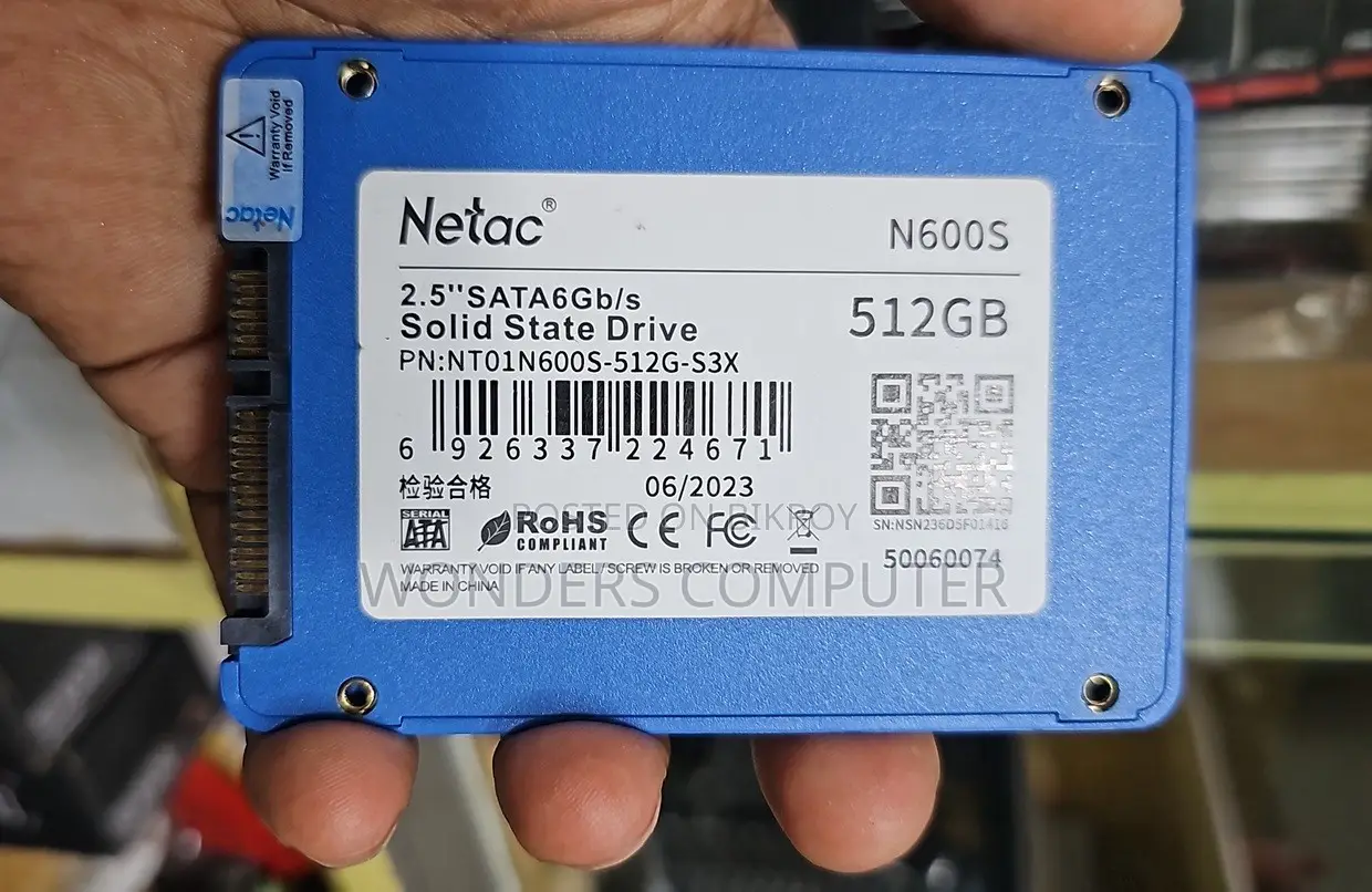 Netac N600S 512GB SSD 1 Year Warranty