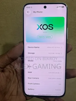 ইনফিনিক্স হট ৬০ প্রো প্লাস ১২৮ জিবি সিলভার
