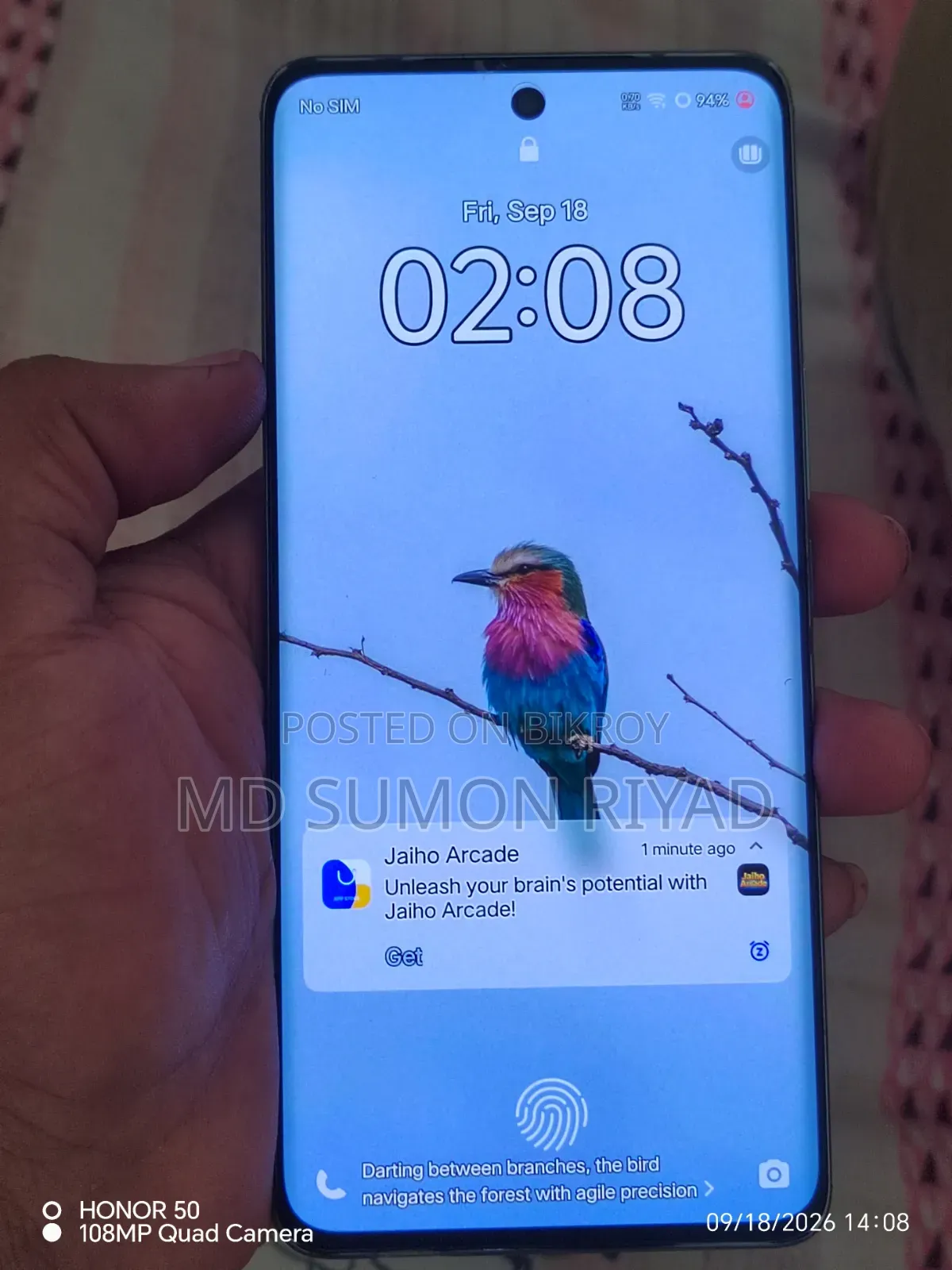 Vivo V40e 256 GB Gray