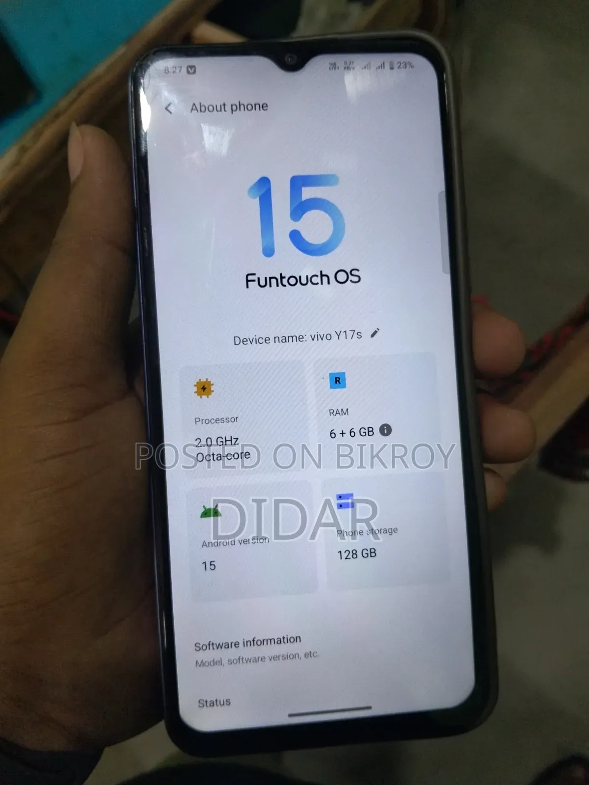 Vivo Y17s 128 GB Purple