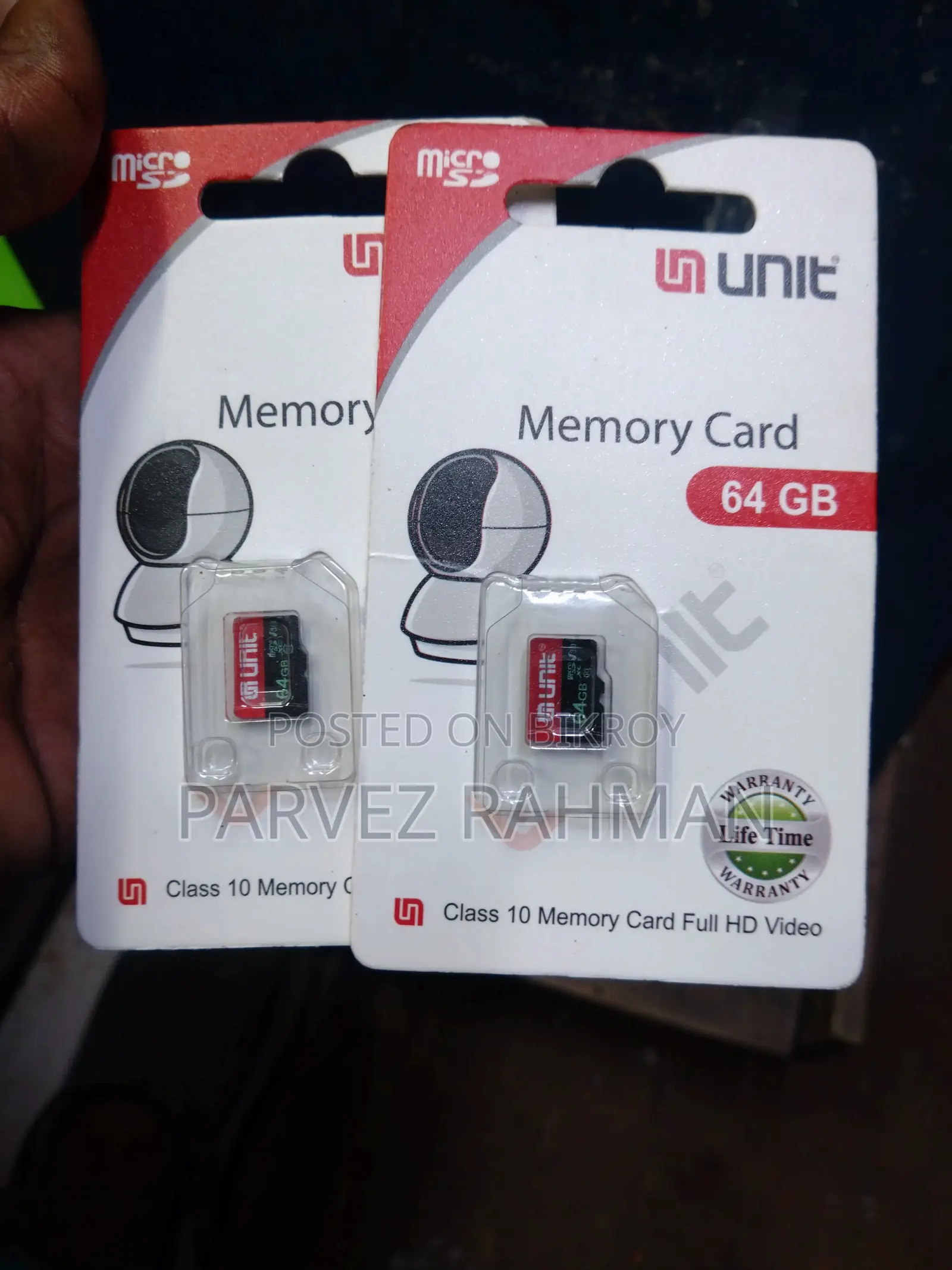 2pc 64 GB Memory Card Made in Taiwan