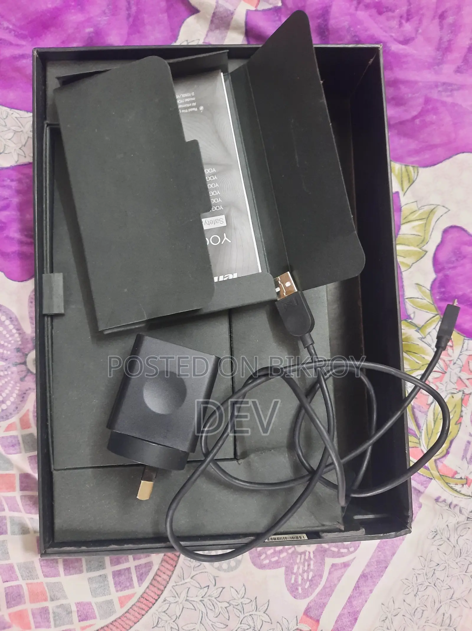 Lenovo Yoga Tab2 10.1(tab Stolen))box, Adapter, User Manual Data Cable