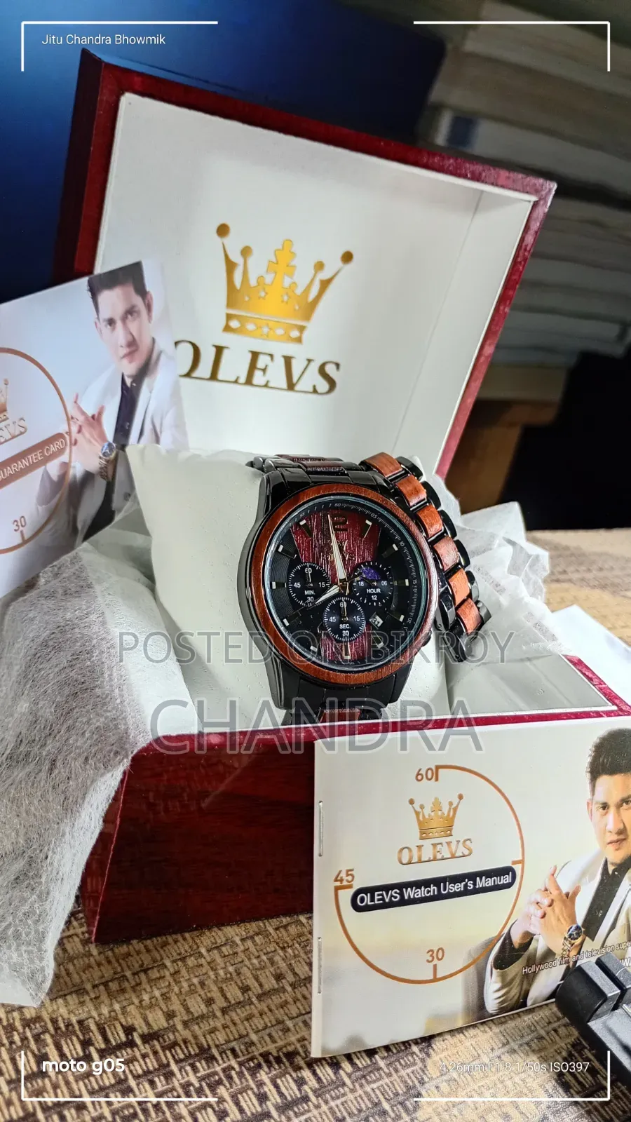 Olevs 3645 Men Chronograph