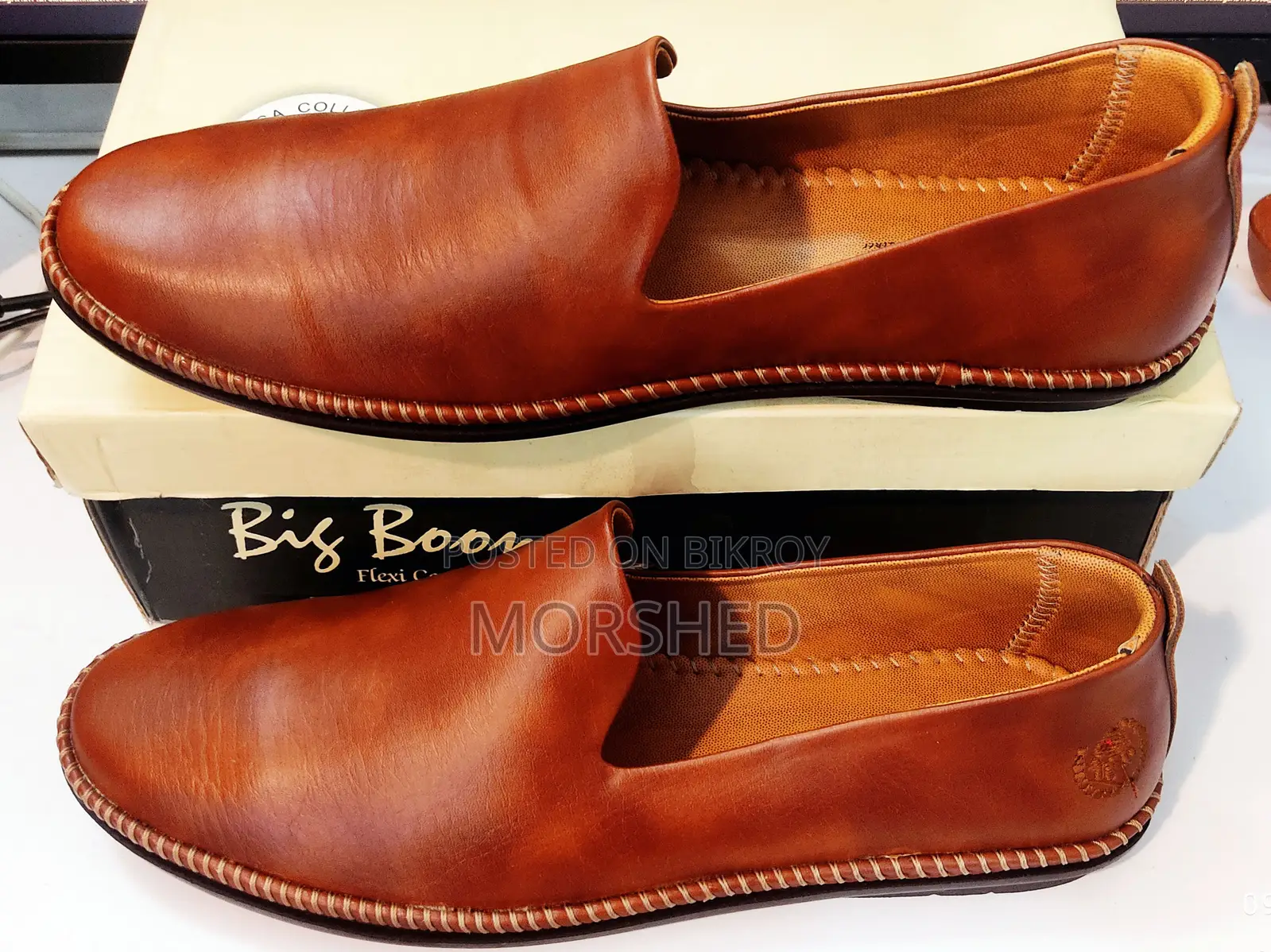 Original Big Boon Genuine Leather Men Shoes / Loafer (BD Size - 43)