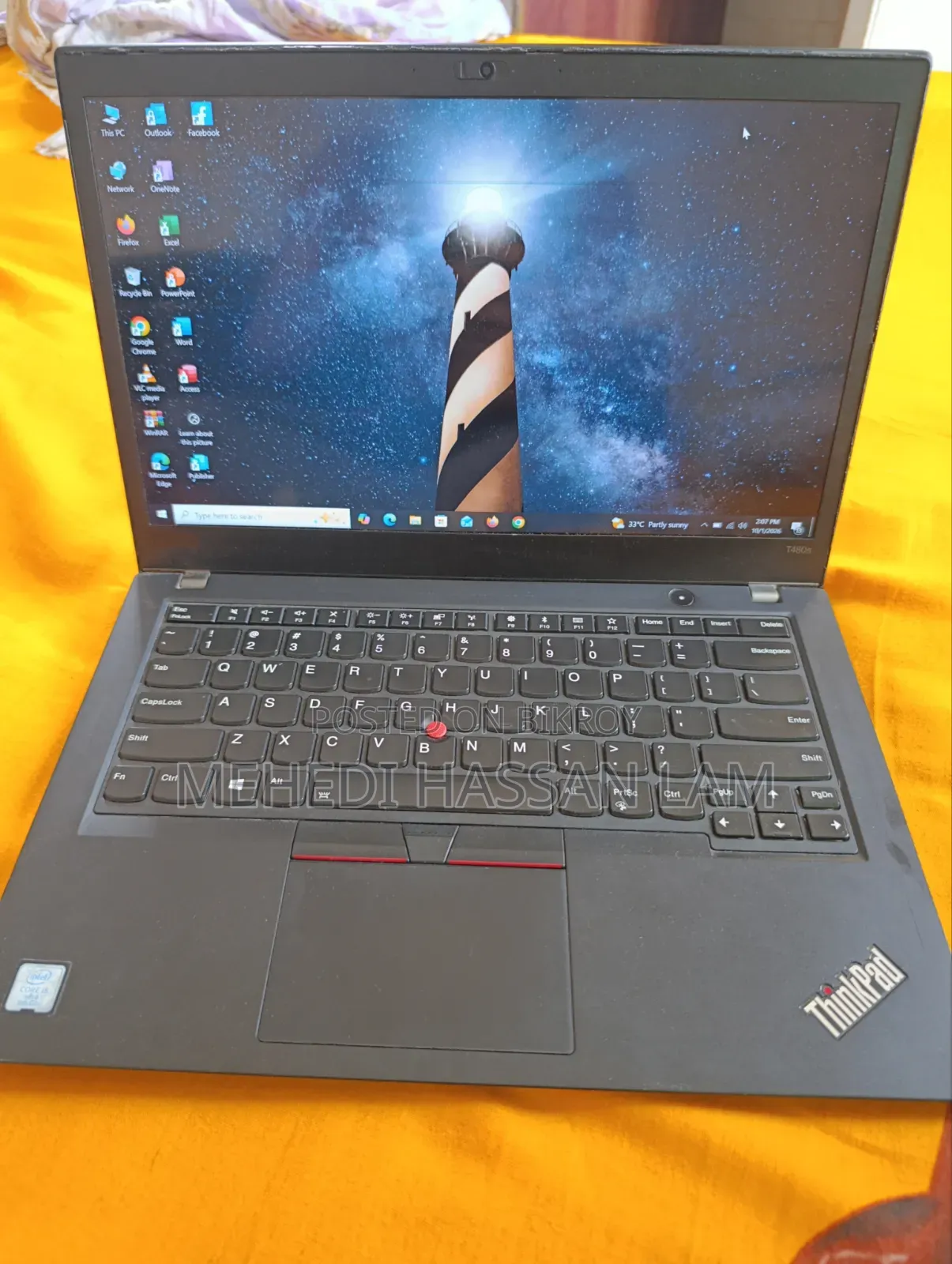 Laptop Lenovo ThinkPad T480s 8GB Intel Core i5 SSD 128GB