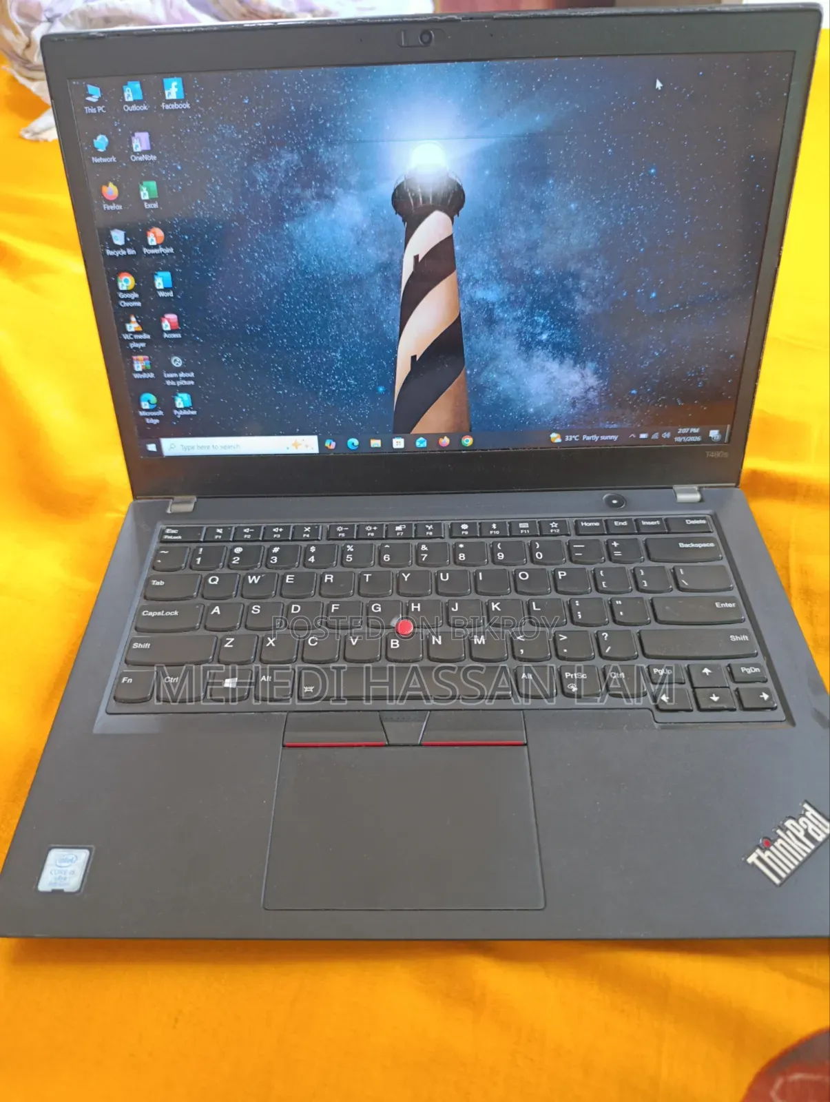 Laptop Lenovo ThinkPad T480s 8GB Intel Core i5 SSD 128GB