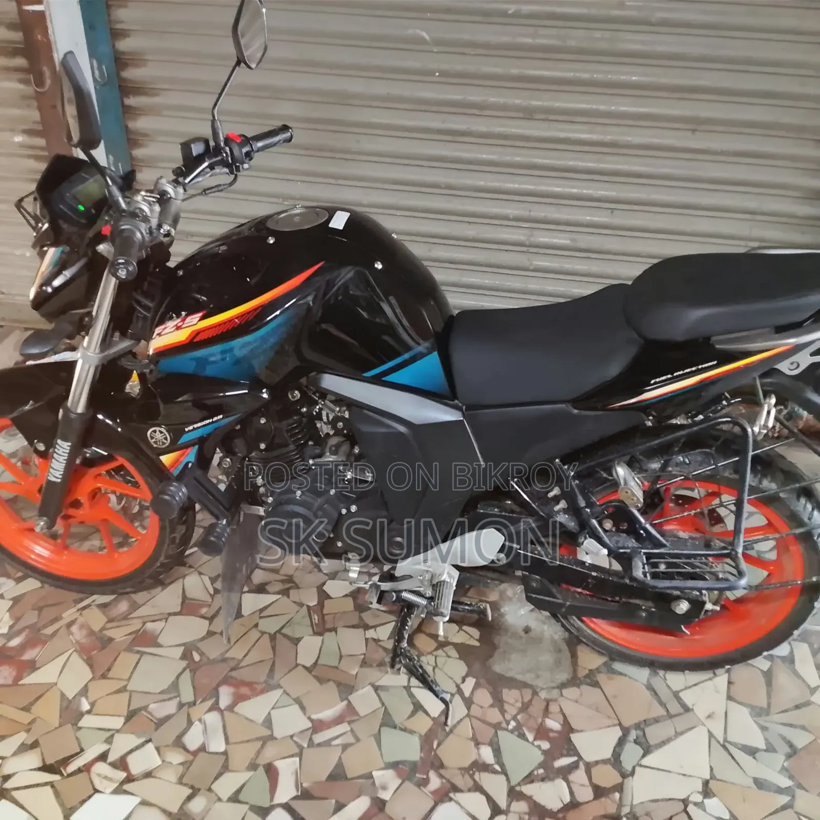 নতুন ইয়ামাহা এফজেডএস ভি২ ২০২৬ কালো