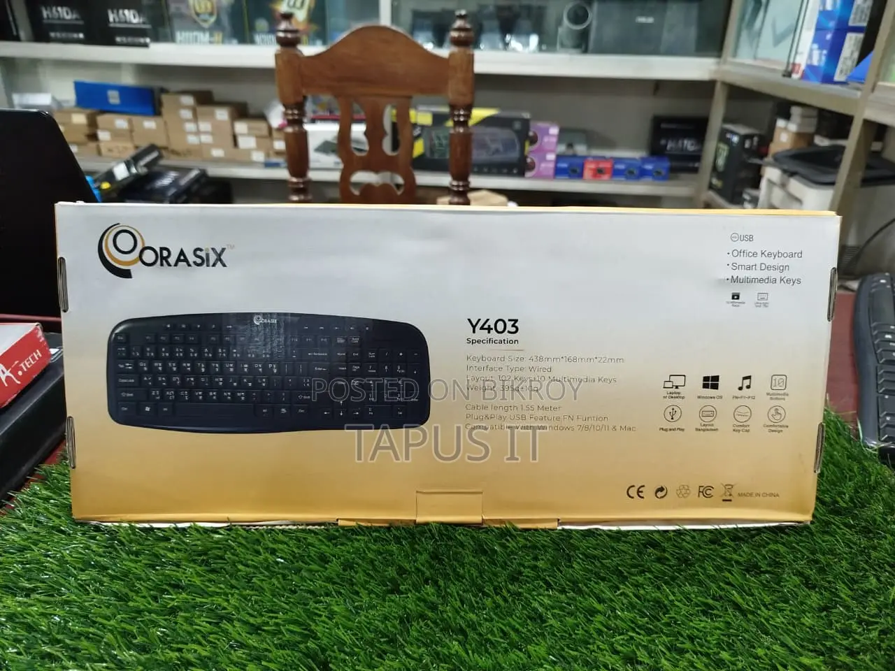USB Keyboard Orasix Y403 1Year Warranty