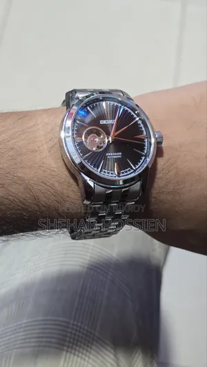 Seiko Presage Open Heart Automatic Watch - Black Dial (Master Grade)