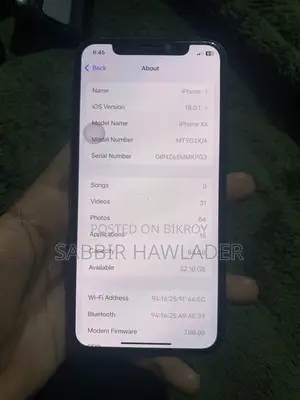 New Apple iPhone XS 64 GB Rose Gold