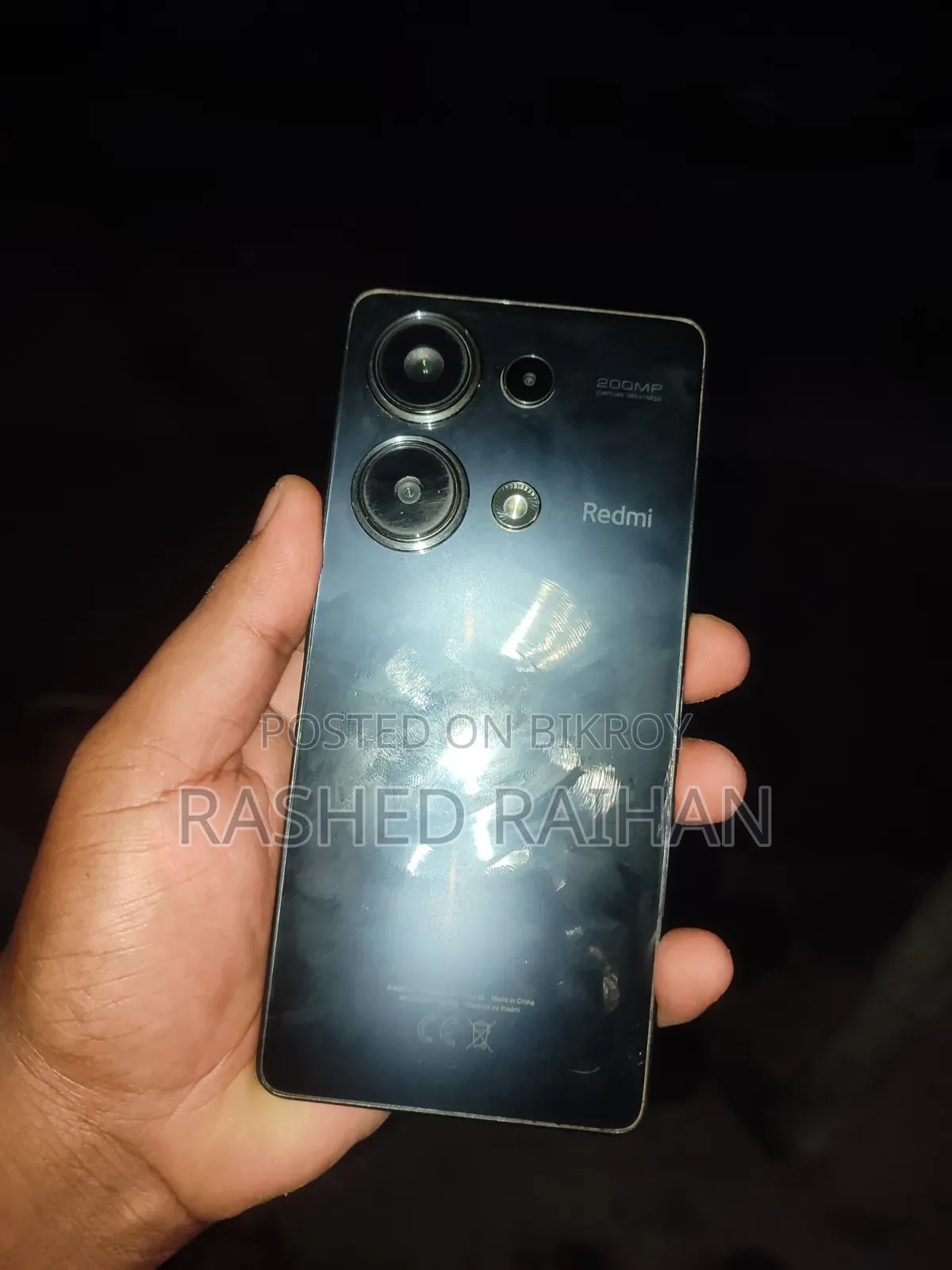 শাওমি রেডমি নোট ১৩ প্রো ২৫৬ জিবি ব্ল্যাক