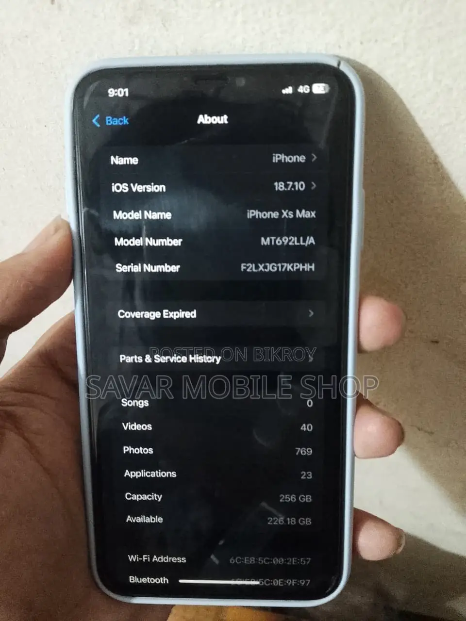 Apple iPhone XS Max 256 GB White