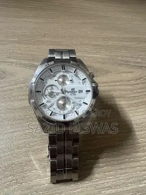 ক্যাসিও এডিফিস ডব্লিউআর১০০এম ওয়াটার রেজিস্ট্যান্ট সিলভার
