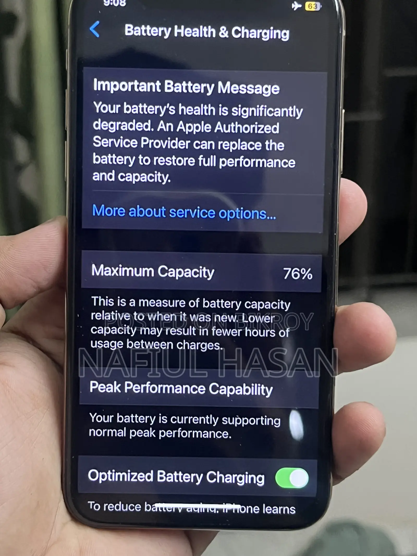 Apple iPhone XS 64 GB Gold