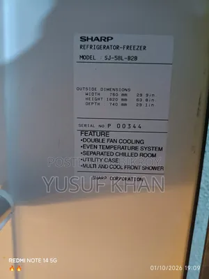 Sharp 580Ltr Refrigerator