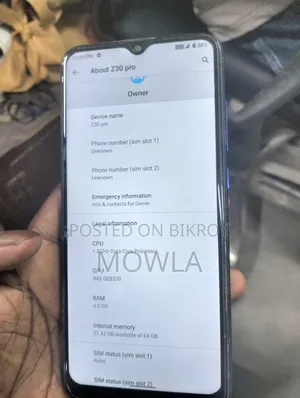 Symphony Z30 Pro 64 GB Blue