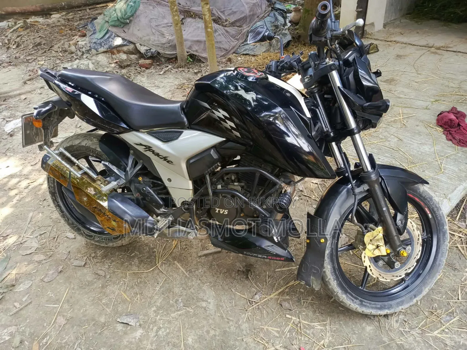 TVS Apache RTR 160 4V 2019 Black