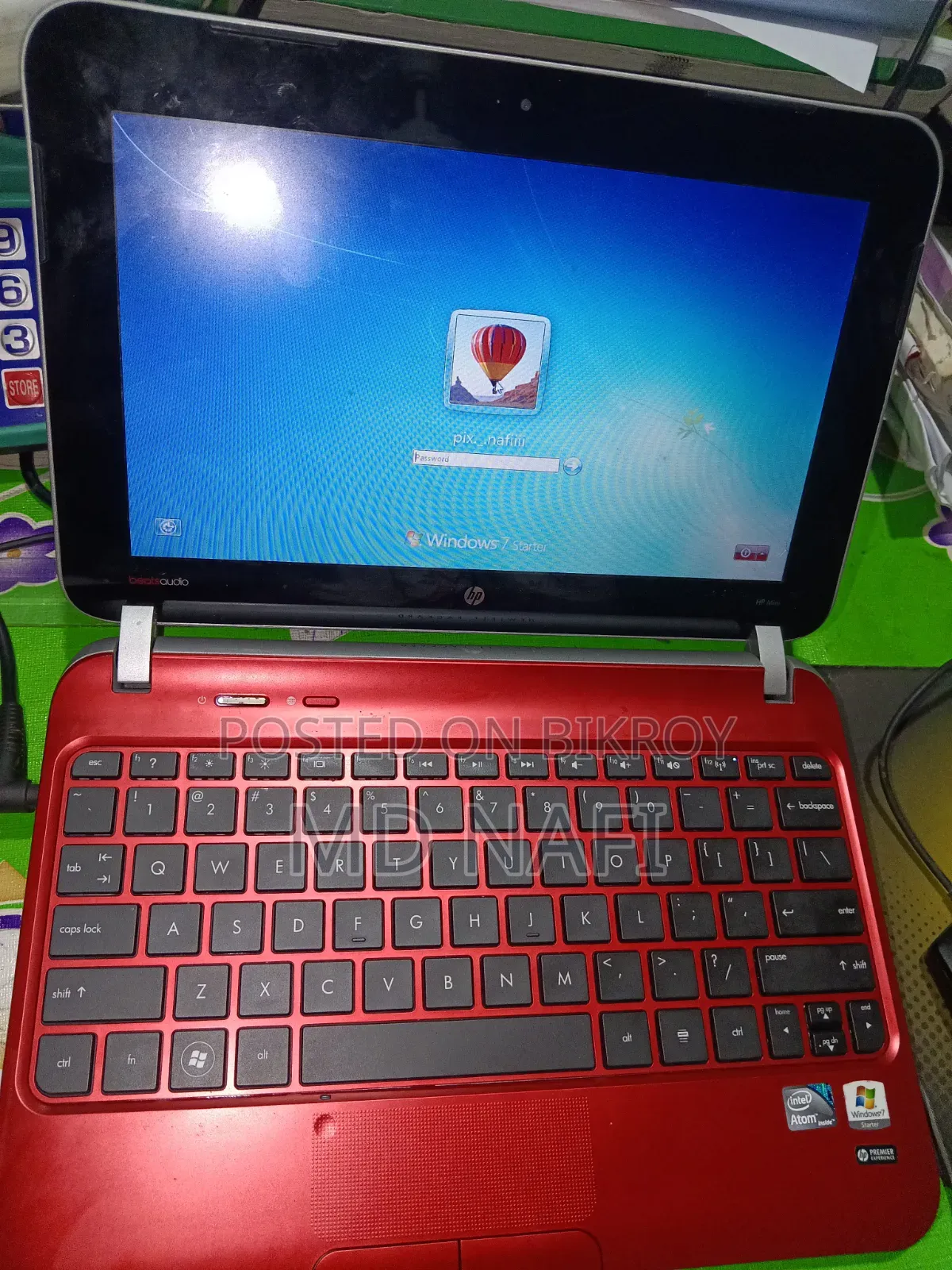 Laptop HP Mini 210 1GB Intel Atom eMMC 160GB
