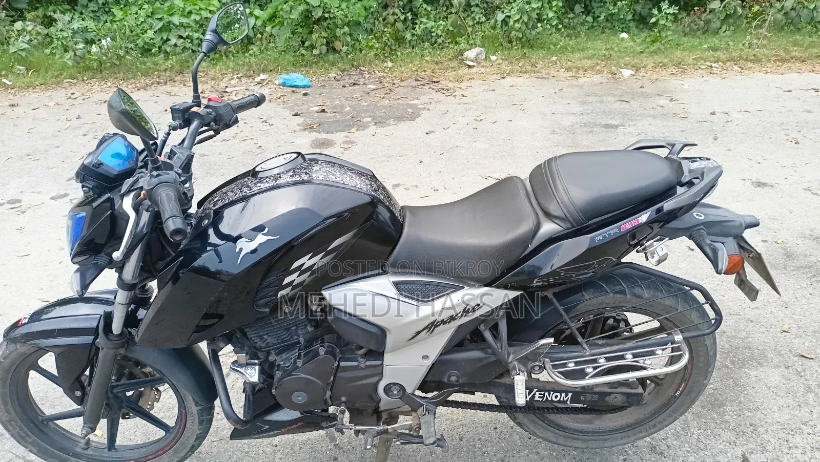 TVS Apache 160 4V 2020 Black
