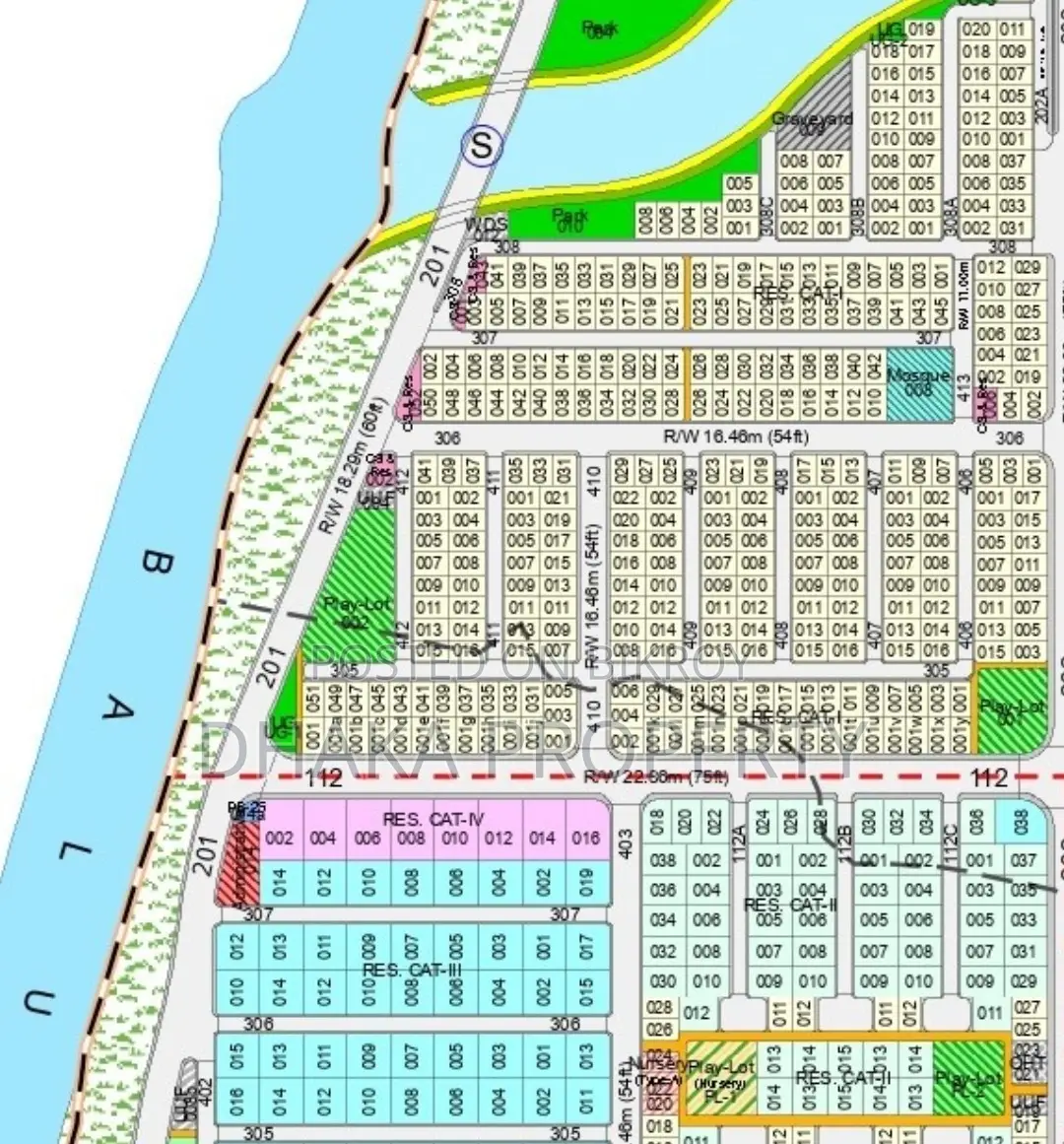 54-Foot Road 3-Katha East-Facing Plot at Sector-15