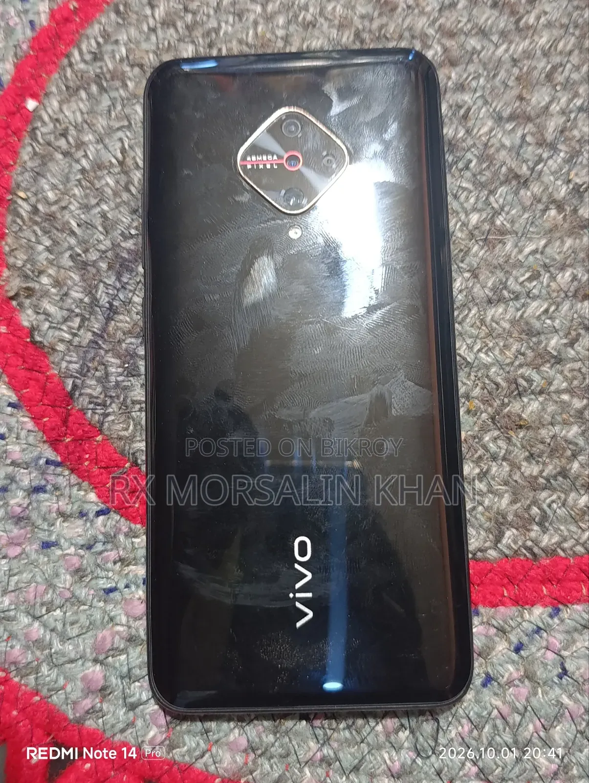 ভিভো এস১ প্রো ১২৮ জিবি ব্ল্যাক