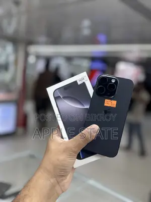 অ্যাপল আইফোন ১৬ প্রো ২৫৬ জিবি ব্ল্যাক