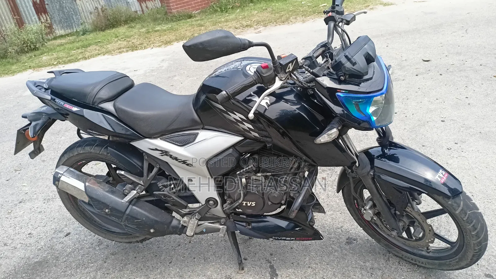 TVS Apache 160 4V 2020 Black