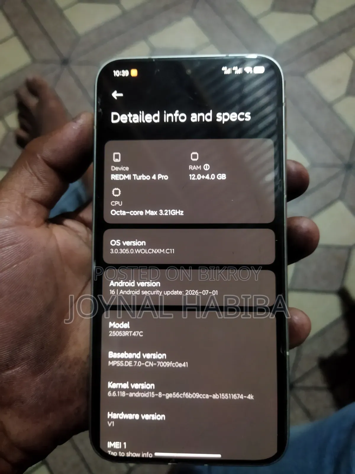 Xiaomi Redmi Turbo 4 Pro 256 GB