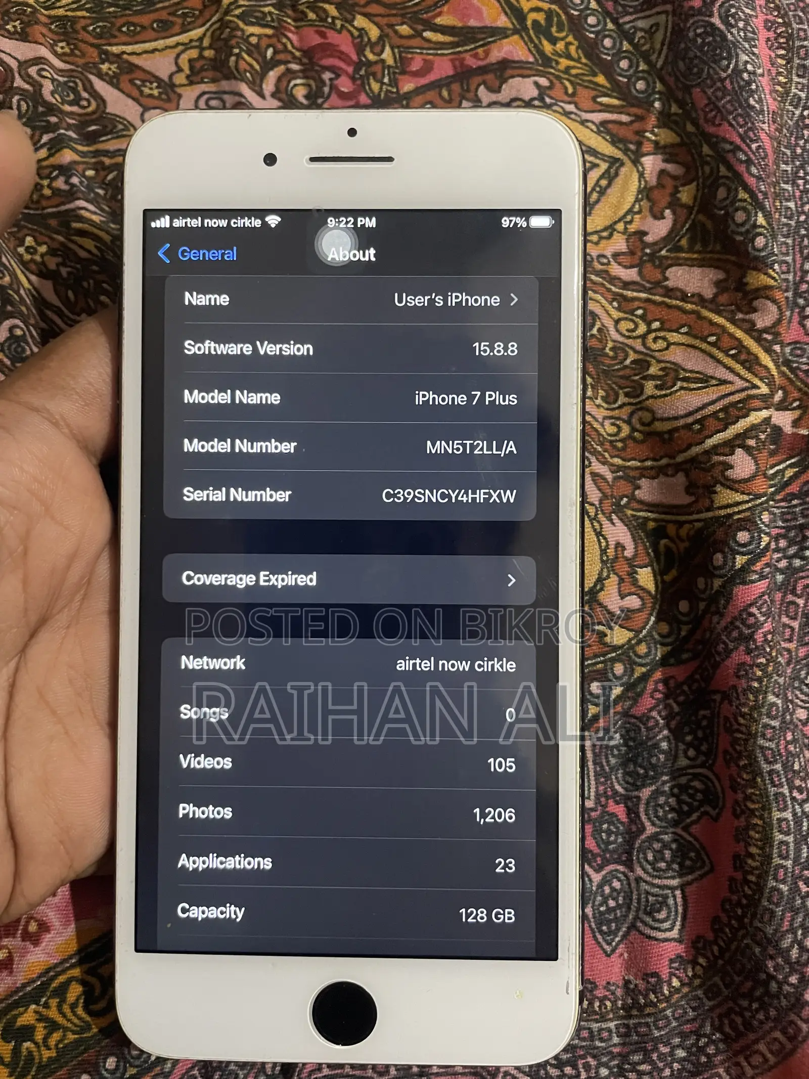 Apple iPhone 7 Plus 128 GB Black