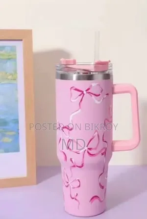 Premium Floral Print Insulated Travel Tumbler!