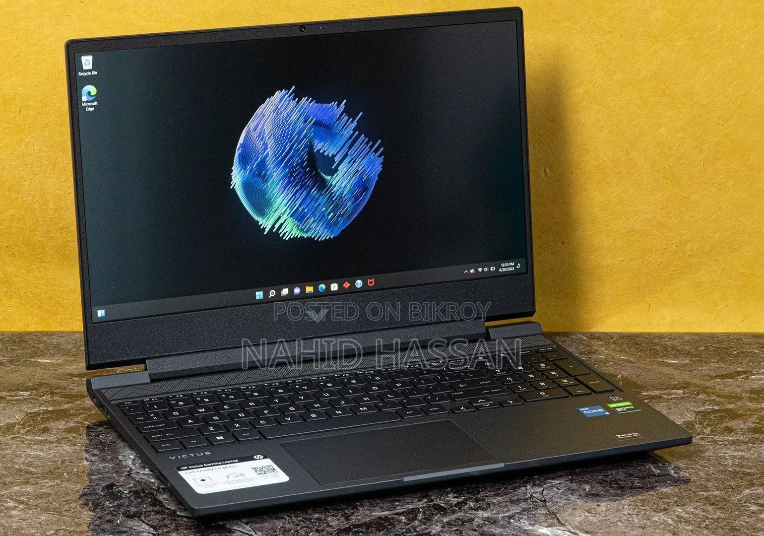 Laptop HP Victus 15 16GB Intel Core i5 SSD 500GB