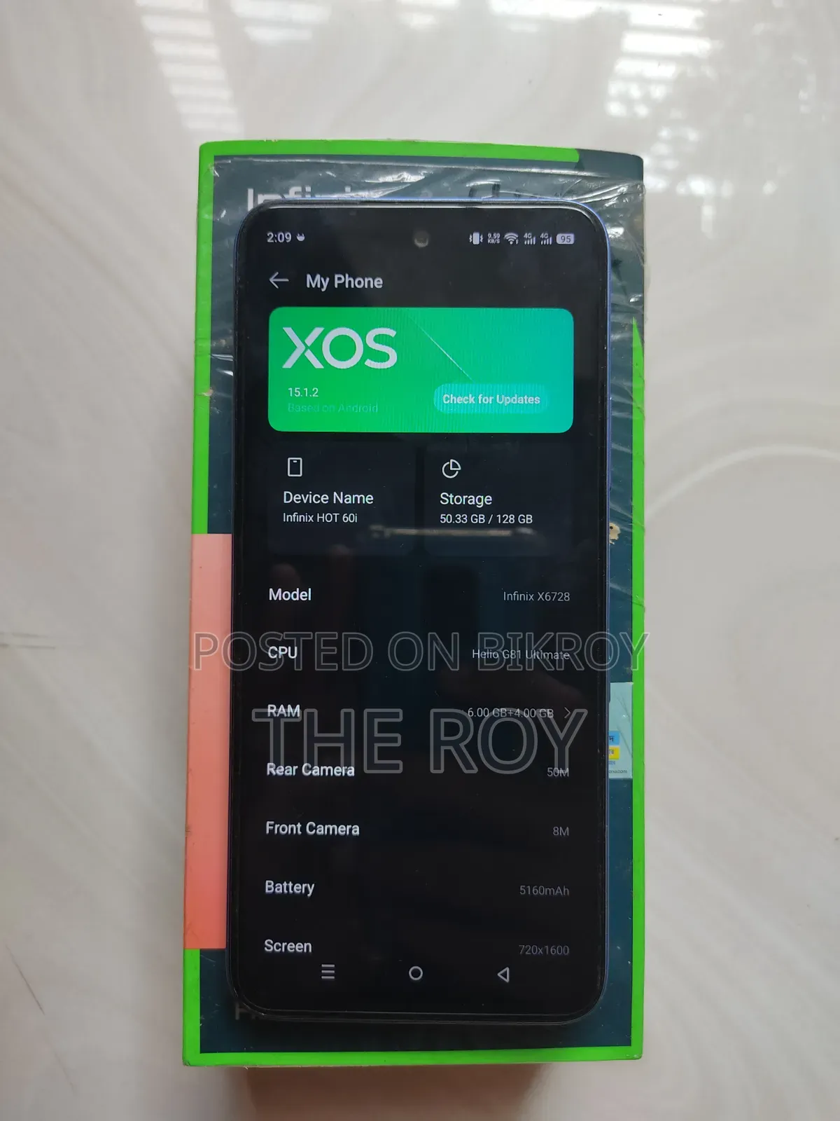 Infinix Hot 60i 128 GB Blue