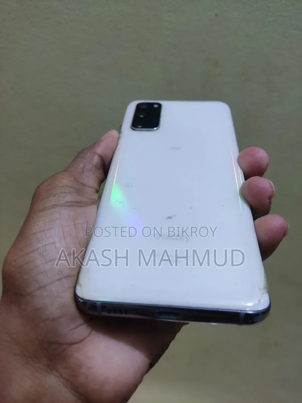 স্যামসাং গ্যালাক্সি এস২০ ৫জি ইউডব্লিউ ১২৮ জিবি সাদা