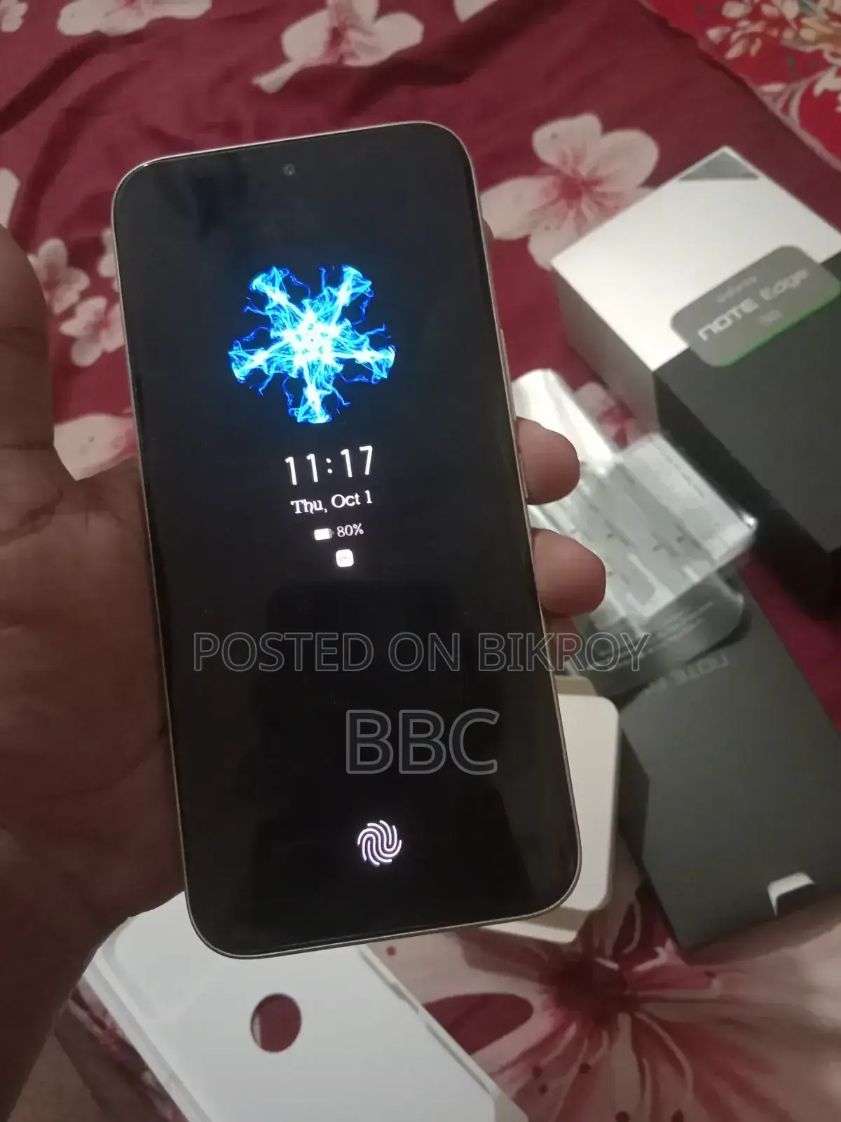 New Infinix Note Edge 256 GB Gray