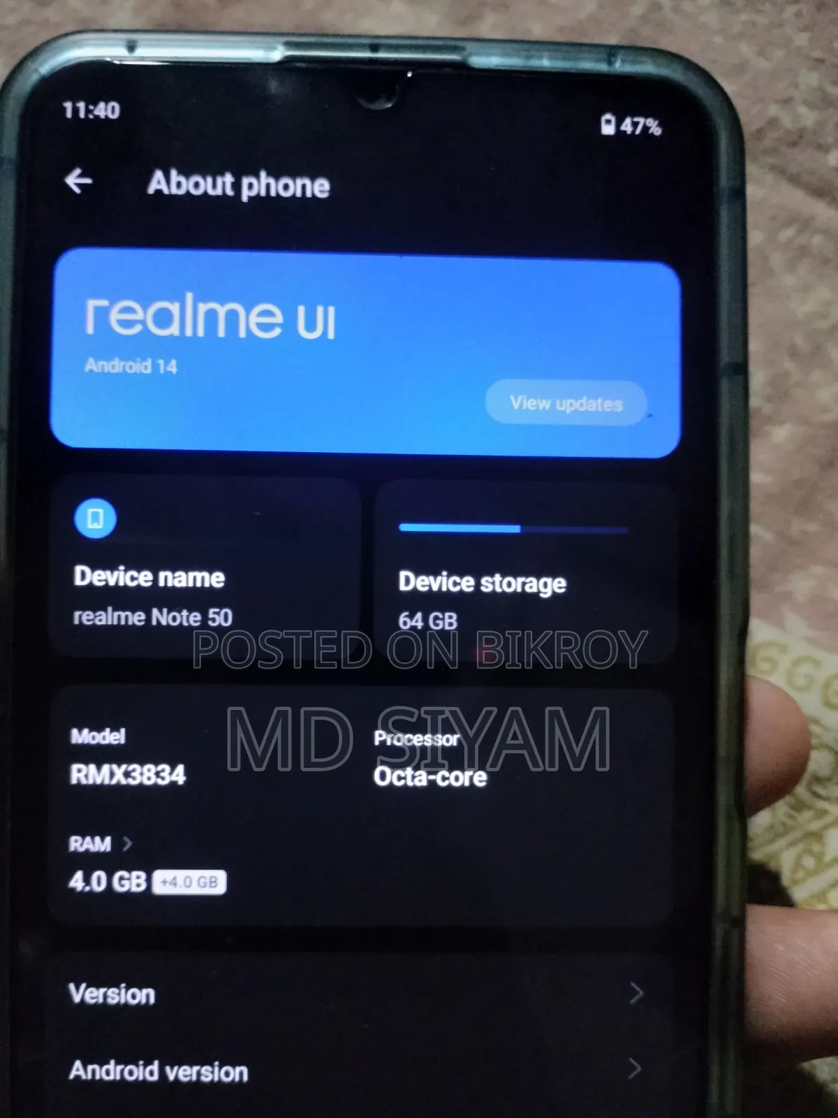 Realme Note 50 64 GB Black