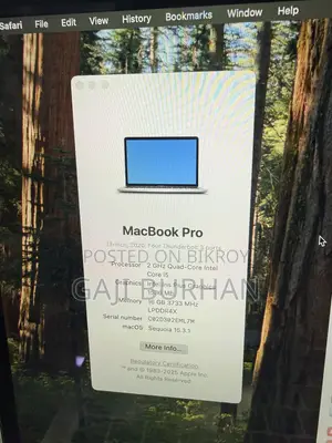 Laptop Apple MacBook Pro 2020 16GB Intel Core i5 SSD 1T