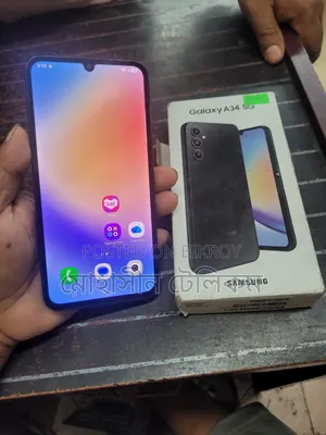 স্যামসাং গ্যালাক্সি এ৩৪ ৫জি ১২৮ জিবি ব্ল্যাক