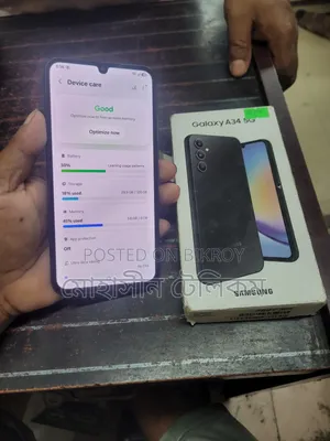 স্যামসাং গ্যালাক্সি এ৩৪ ৫জি ১২৮ জিবি ব্ল্যাক