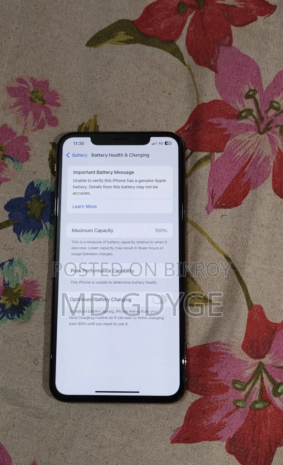 Apple iPhone XS Max 256 GB Gold